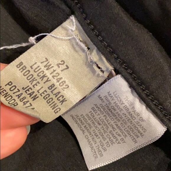 Lucky Brand Black Brooke Legging Skinny Jeans | Sz 4 - Picture 4 of 6